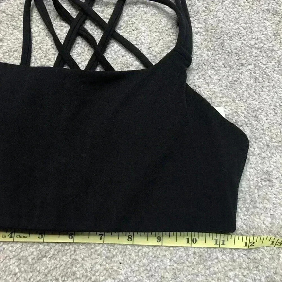 Athleta Sports BraBlack Color Removable Pads Cross Back Straps - Picture 3 of 8
